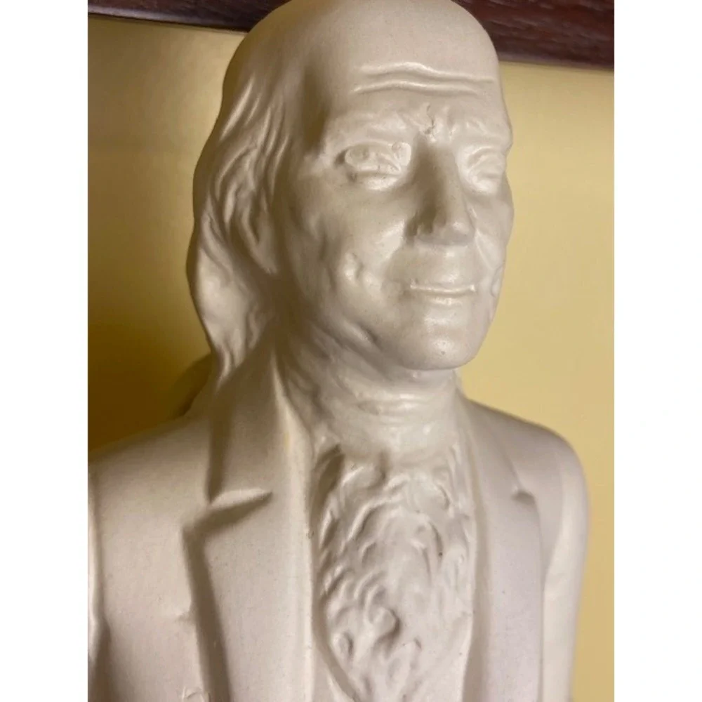 Rare Antique American Patriot Series Benjamin Franklin Bourbon Decanter Vintage